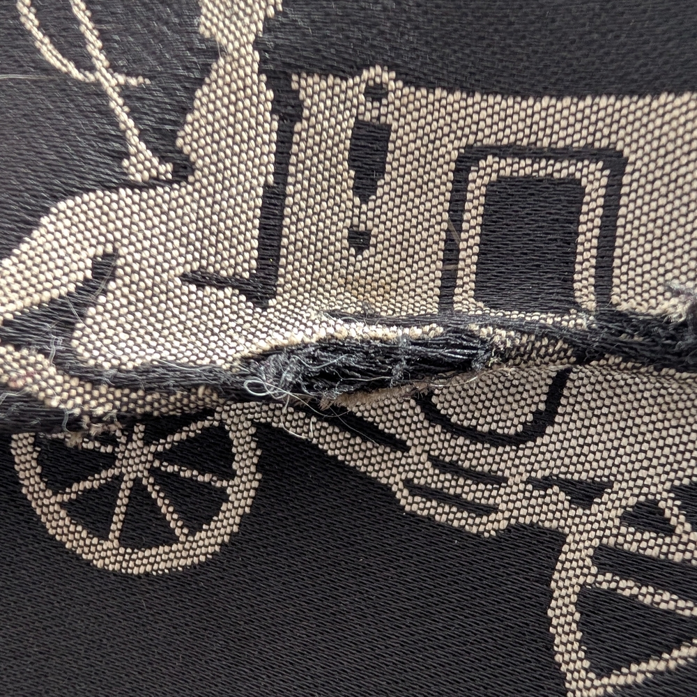 Coach Horse and Carriage Pleated Canvas Satchel PROJECT BAG - Picture 7 of 14
